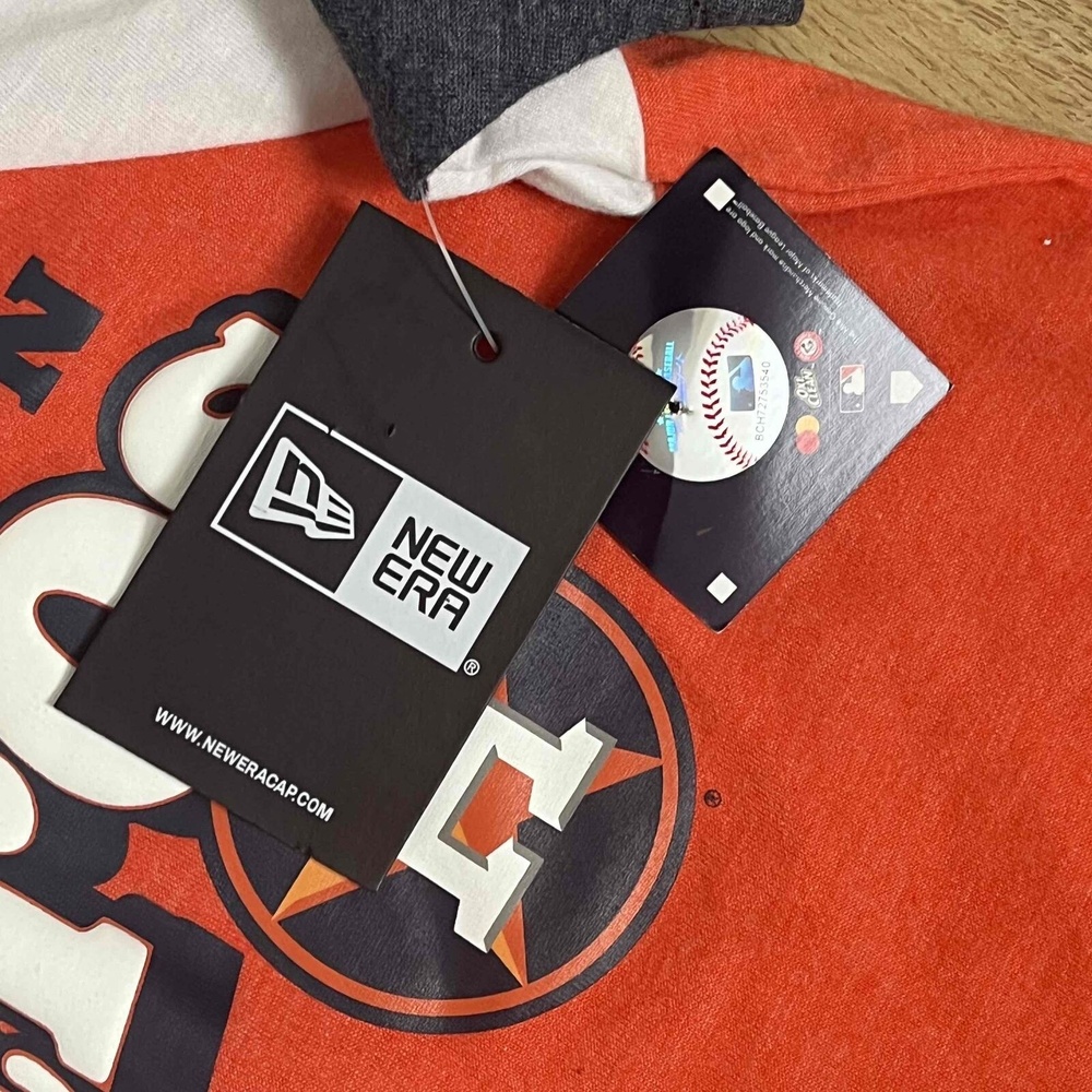 NWT‎ Houston Astros Baseball V Neck T Shirt Top Size S - Picture 5 of 8